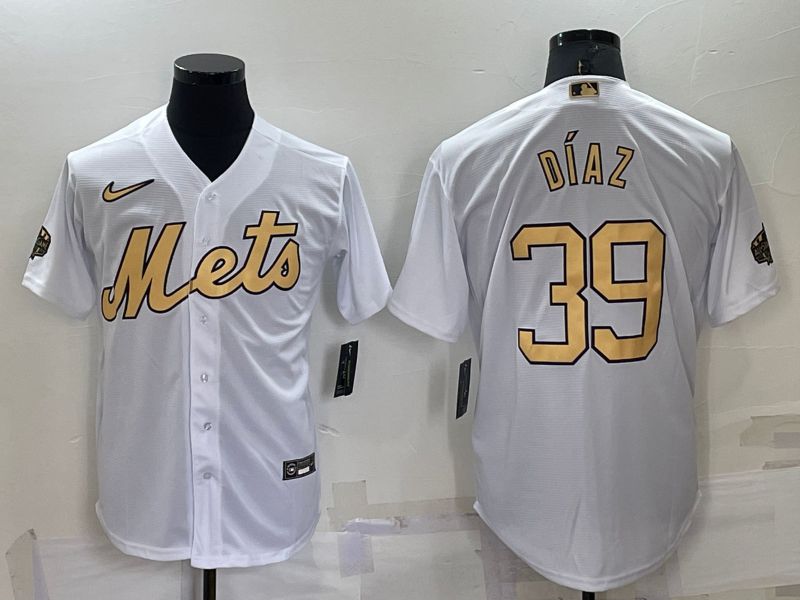 Men New York Mets #39 Diaz White 2022 All Star Game Nike MLB Jersey->new york mets->MLB Jersey